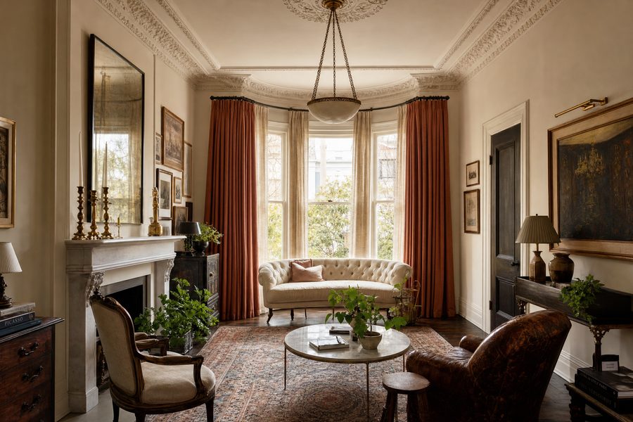 Custom drapery — St. Petersburg historic home